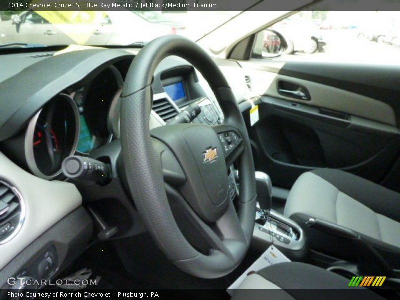 Blue Ray Metallic / Jet Black/Medium Titanium 2014 Chevrolet Cruze LS
