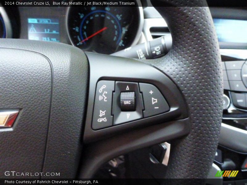 Blue Ray Metallic / Jet Black/Medium Titanium 2014 Chevrolet Cruze LS