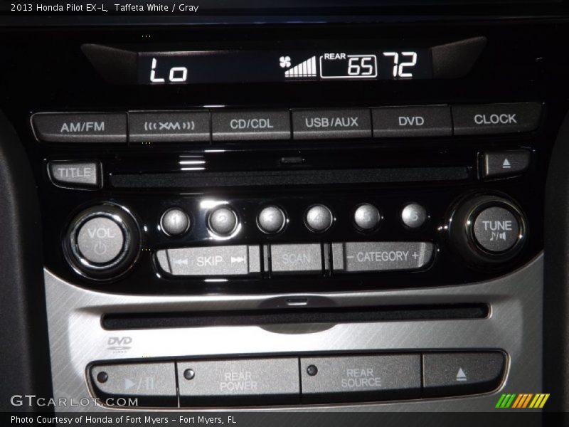 Taffeta White / Gray 2013 Honda Pilot EX-L
