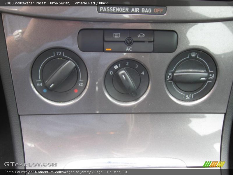 Tornado Red / Black 2008 Volkswagen Passat Turbo Sedan
