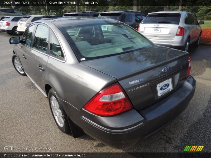 Silver Birch Metallic / Shale Grey 2006 Ford Five Hundred SE