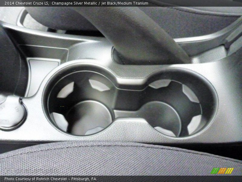 Champagne Silver Metallic / Jet Black/Medium Titanium 2014 Chevrolet Cruze LS
