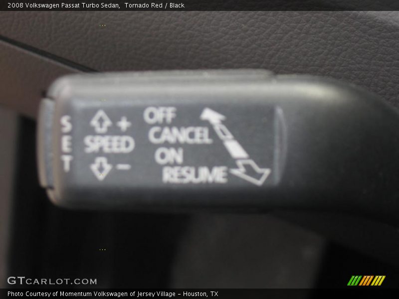 Tornado Red / Black 2008 Volkswagen Passat Turbo Sedan
