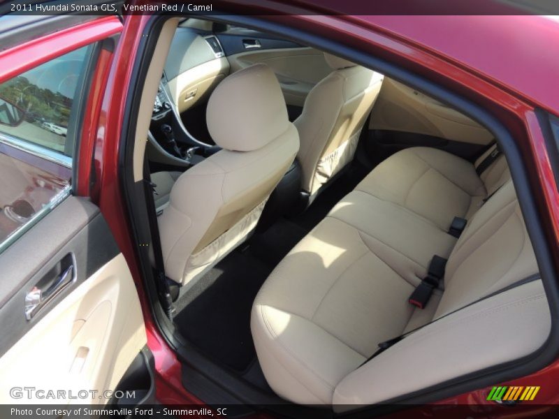 Venetian Red / Camel 2011 Hyundai Sonata GLS