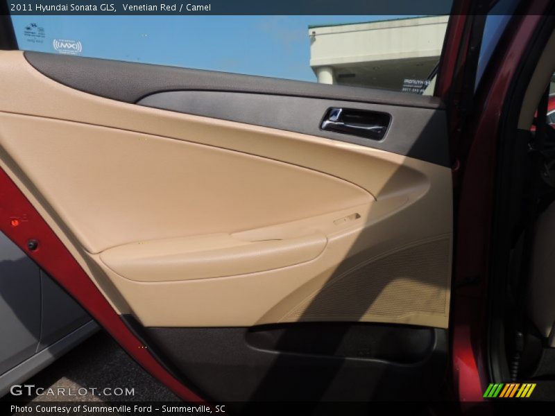 Venetian Red / Camel 2011 Hyundai Sonata GLS