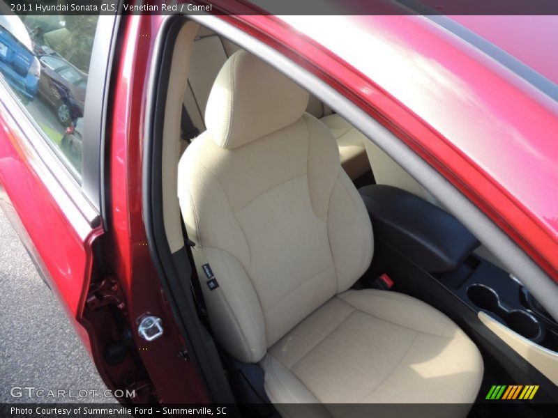 Venetian Red / Camel 2011 Hyundai Sonata GLS