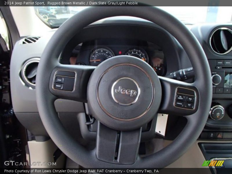 Rugged Brown Metallic / Dark Slate Gray/Light Pebble 2014 Jeep Patriot Sport