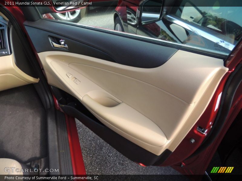 Venetian Red / Camel 2011 Hyundai Sonata GLS