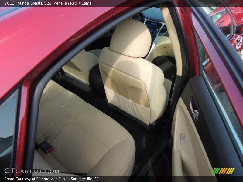 Venetian Red / Camel 2011 Hyundai Sonata GLS