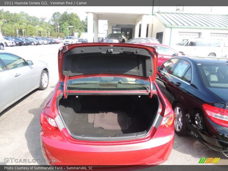 Venetian Red / Camel 2011 Hyundai Sonata GLS