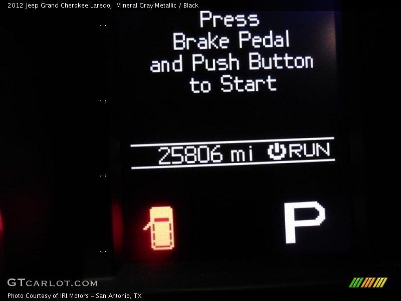 Mineral Gray Metallic / Black 2012 Jeep Grand Cherokee Laredo