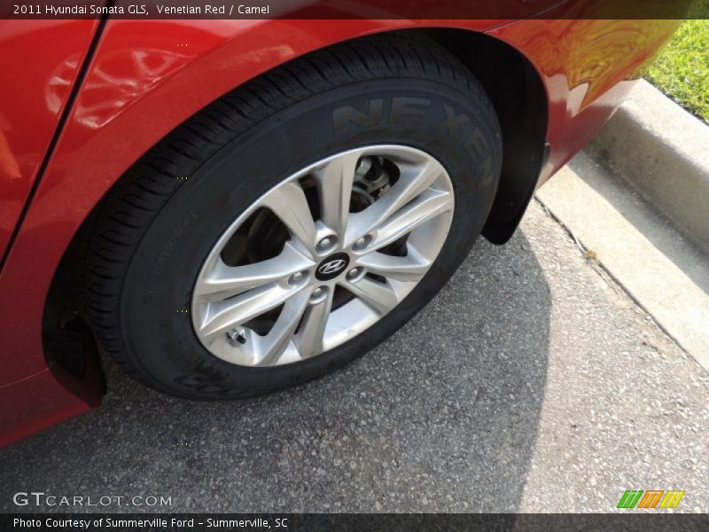 Venetian Red / Camel 2011 Hyundai Sonata GLS