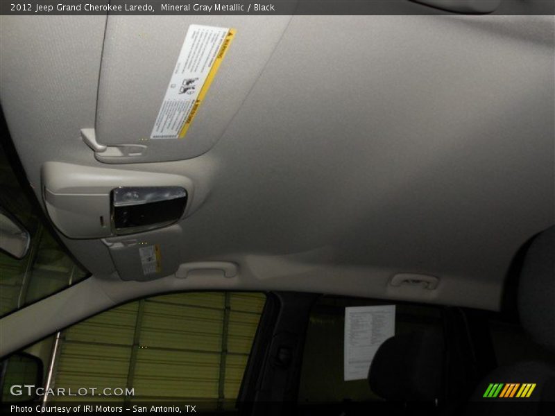 Mineral Gray Metallic / Black 2012 Jeep Grand Cherokee Laredo