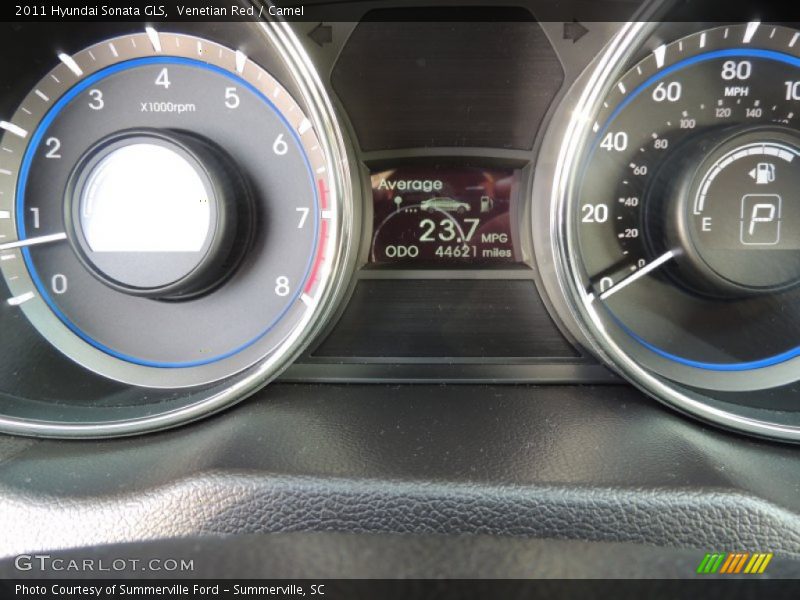 Venetian Red / Camel 2011 Hyundai Sonata GLS