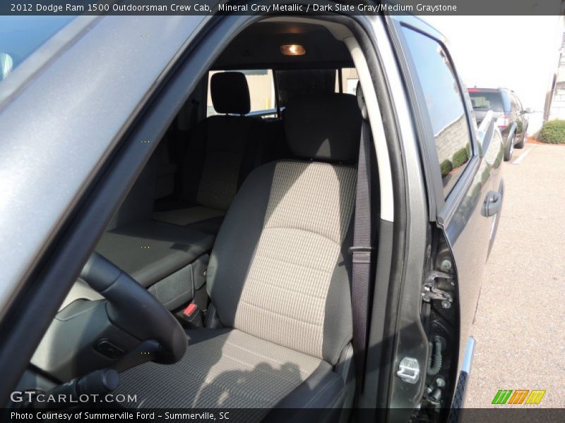 Mineral Gray Metallic / Dark Slate Gray/Medium Graystone 2012 Dodge Ram 1500 Outdoorsman Crew Cab