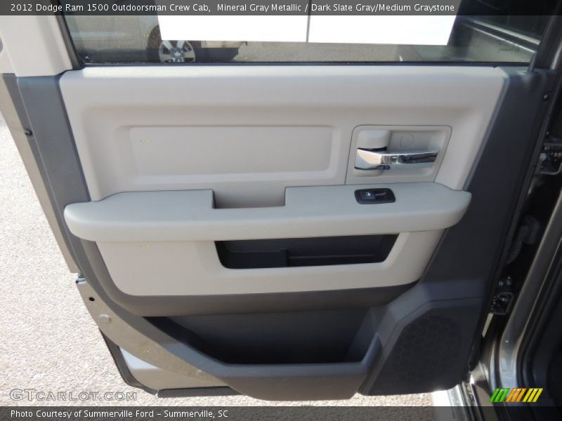 Mineral Gray Metallic / Dark Slate Gray/Medium Graystone 2012 Dodge Ram 1500 Outdoorsman Crew Cab