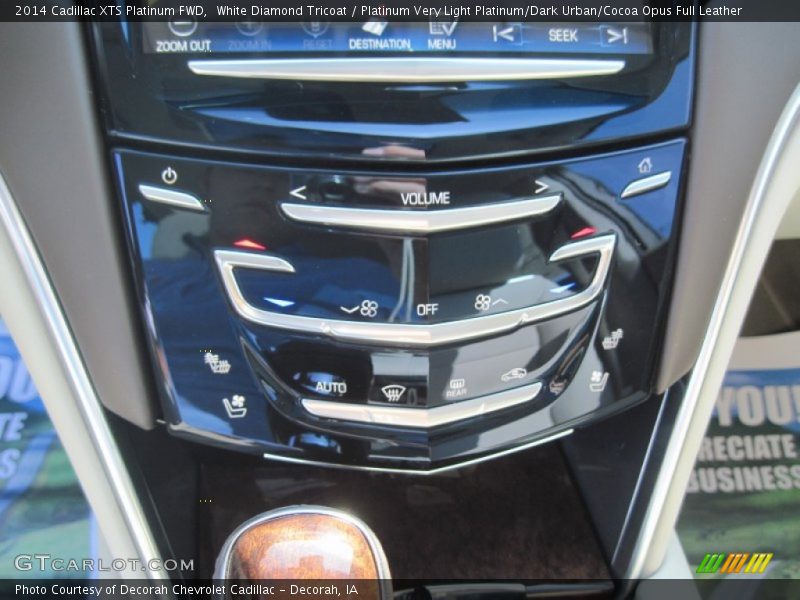 White Diamond Tricoat / Platinum Very Light Platinum/Dark Urban/Cocoa Opus Full Leather 2014 Cadillac XTS Platinum FWD