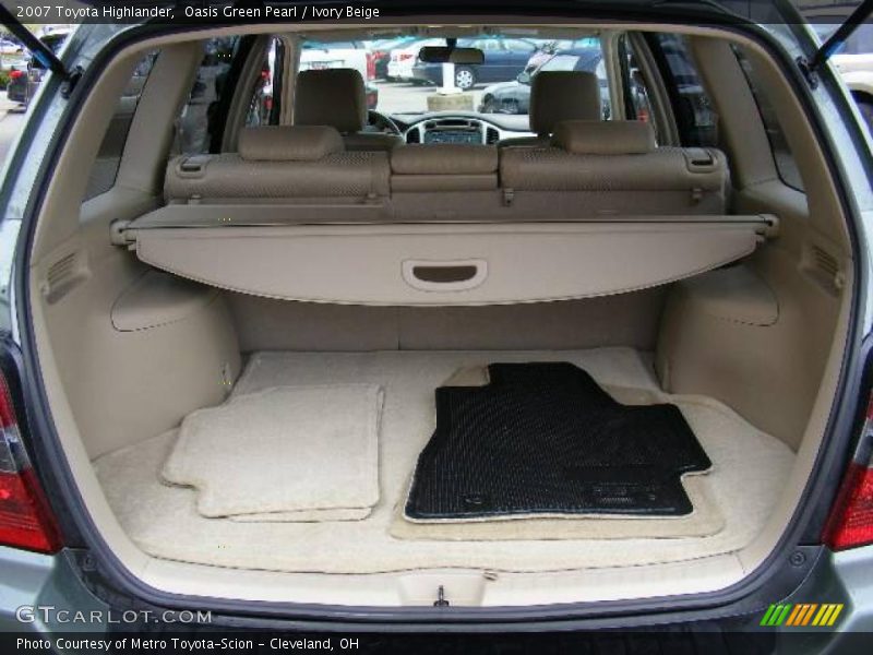 Oasis Green Pearl / Ivory Beige 2007 Toyota Highlander