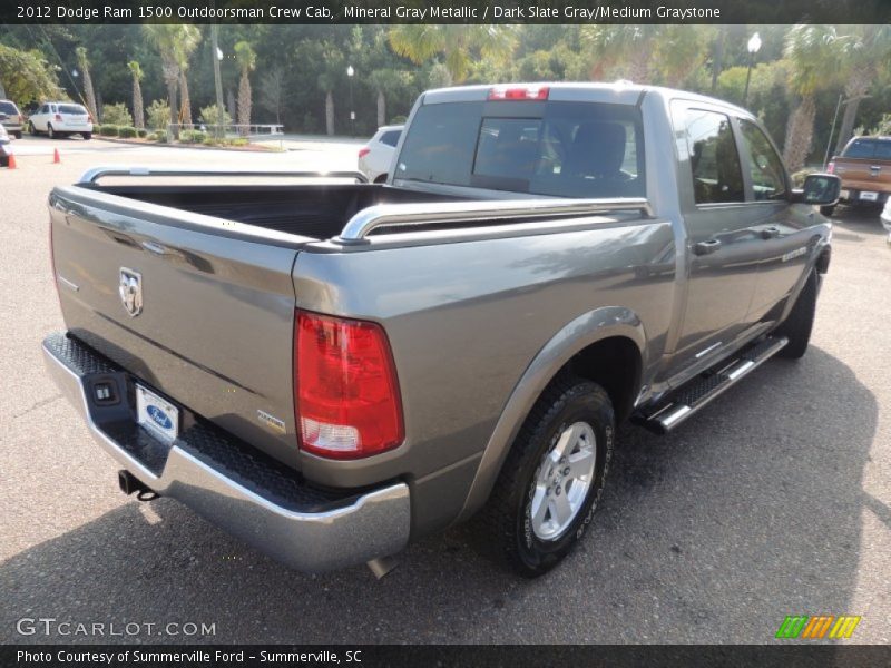 Mineral Gray Metallic / Dark Slate Gray/Medium Graystone 2012 Dodge Ram 1500 Outdoorsman Crew Cab