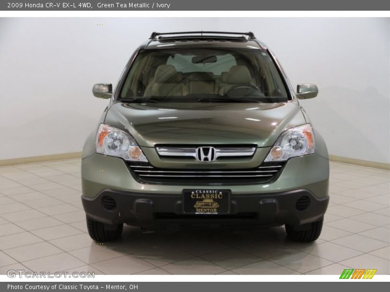 Green Tea Metallic / Ivory 2009 Honda CR-V EX-L 4WD