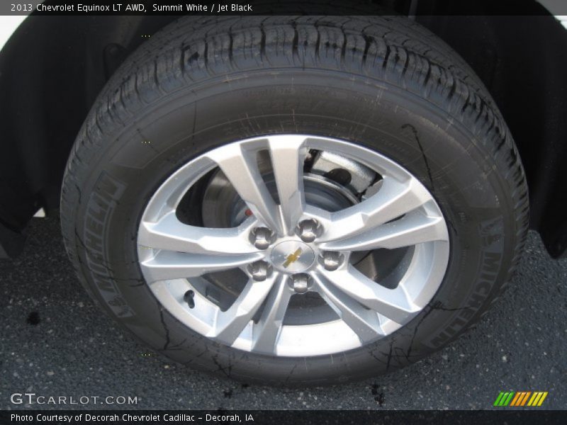 Summit White / Jet Black 2013 Chevrolet Equinox LT AWD