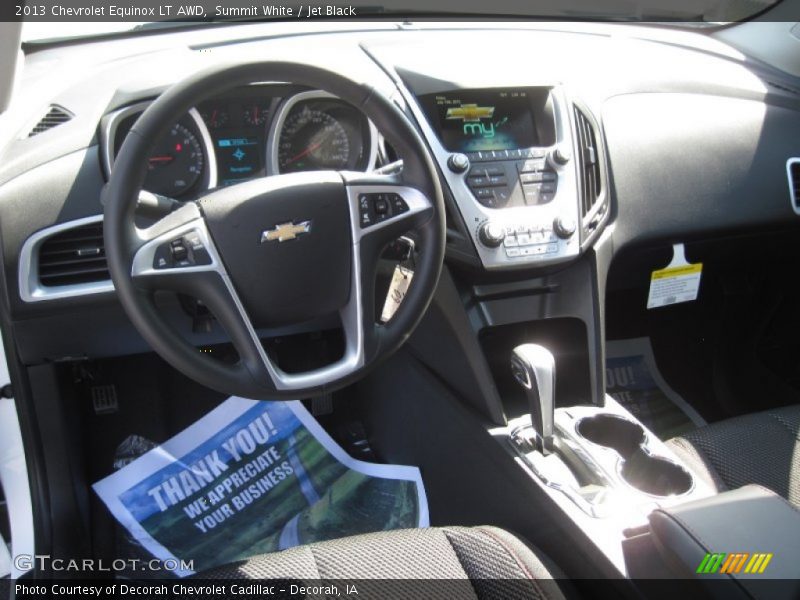 Summit White / Jet Black 2013 Chevrolet Equinox LT AWD