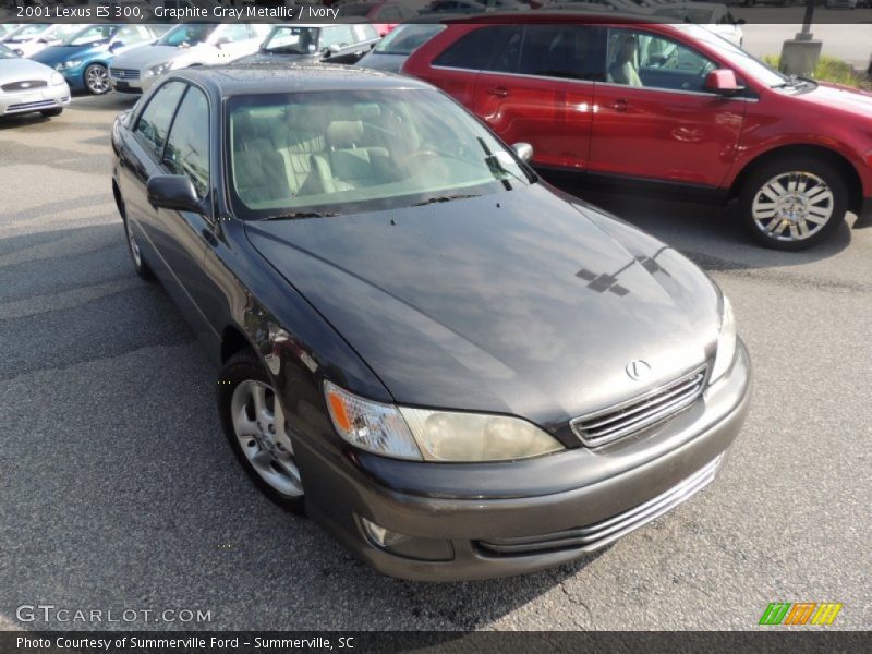 Graphite Gray Metallic / Ivory 2001 Lexus ES 300