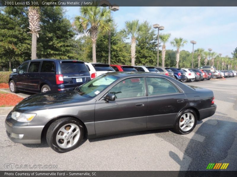 Graphite Gray Metallic / Ivory 2001 Lexus ES 300