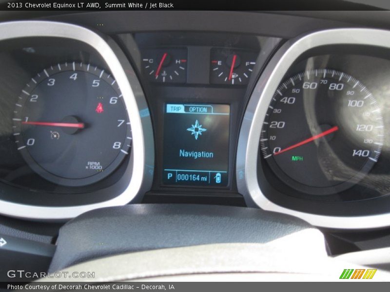 Summit White / Jet Black 2013 Chevrolet Equinox LT AWD