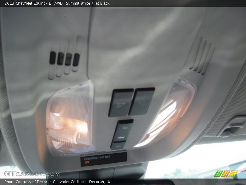 Summit White / Jet Black 2013 Chevrolet Equinox LT AWD
