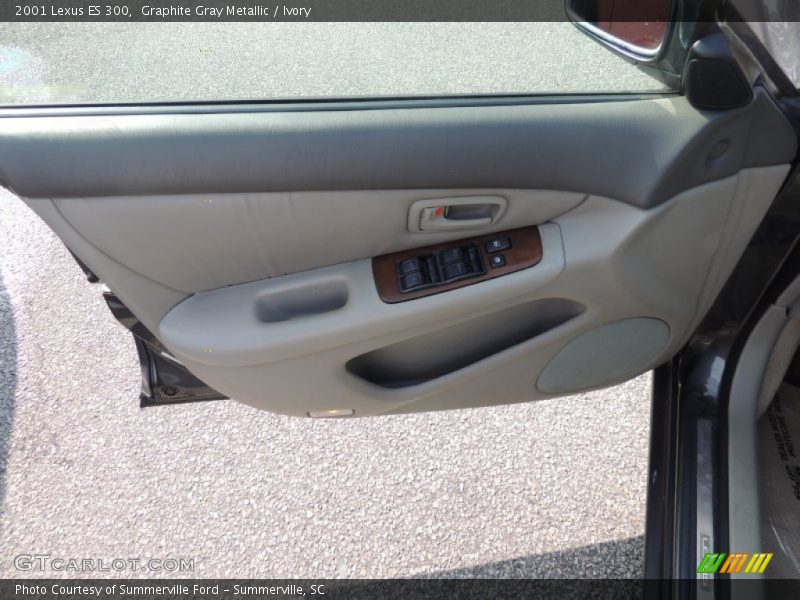 Graphite Gray Metallic / Ivory 2001 Lexus ES 300