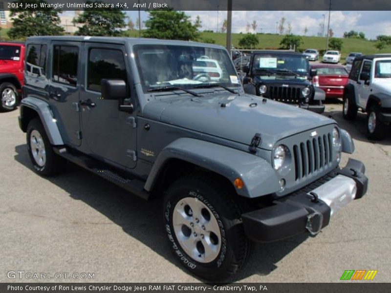 Anvil / Black 2014 Jeep Wrangler Unlimited Sahara 4x4