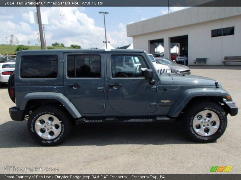 Anvil / Black 2014 Jeep Wrangler Unlimited Sahara 4x4