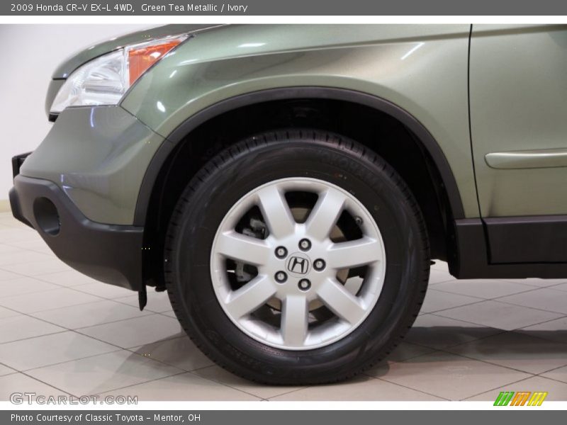 Green Tea Metallic / Ivory 2009 Honda CR-V EX-L 4WD