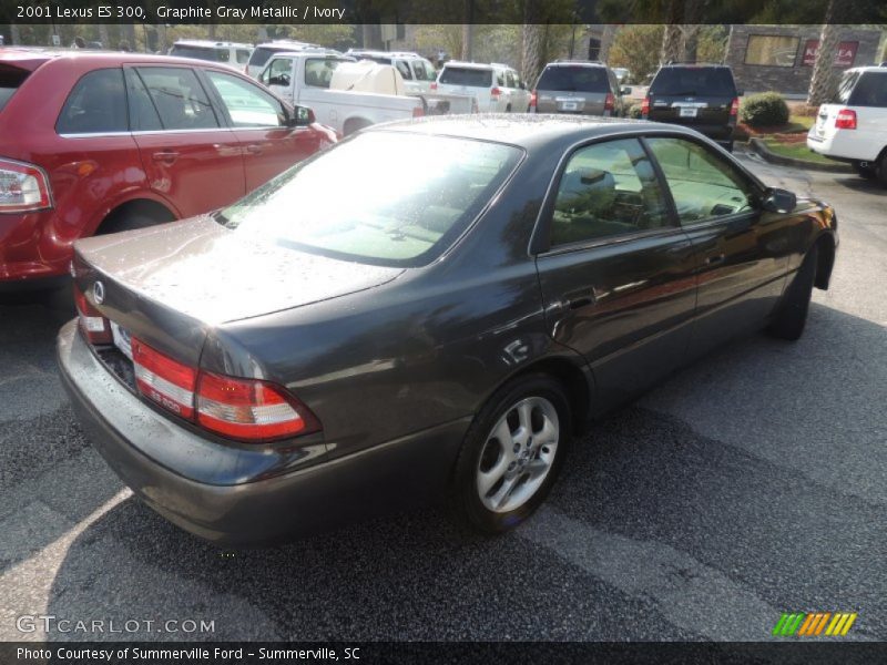 Graphite Gray Metallic / Ivory 2001 Lexus ES 300