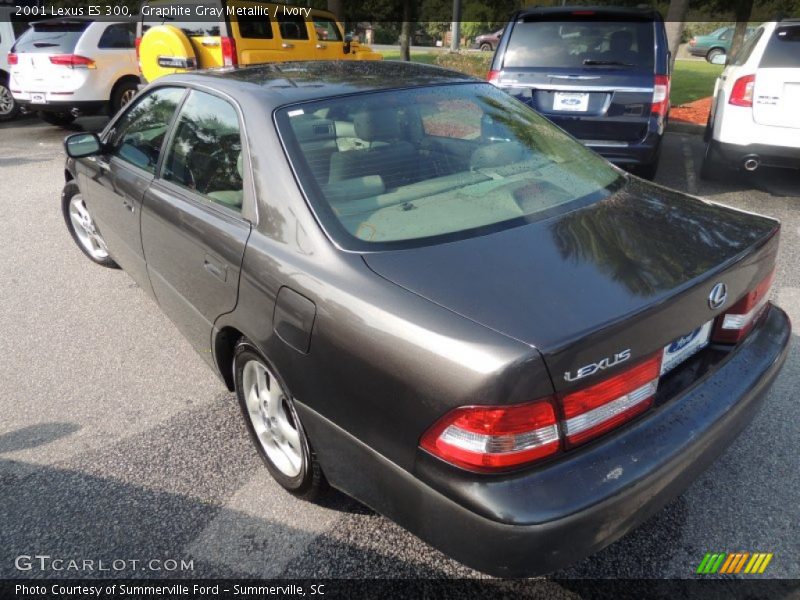 Graphite Gray Metallic / Ivory 2001 Lexus ES 300
