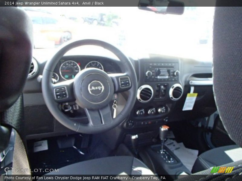 Anvil / Black 2014 Jeep Wrangler Unlimited Sahara 4x4