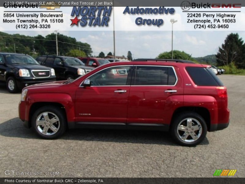 Crystal Red Tintcoat / Jet Black 2013 GMC Terrain SLE AWD