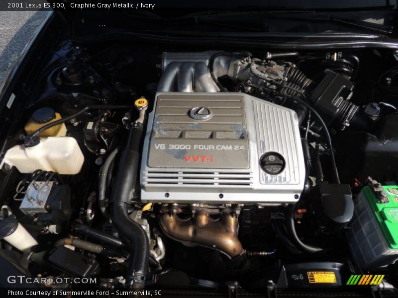 Graphite Gray Metallic / Ivory 2001 Lexus ES 300