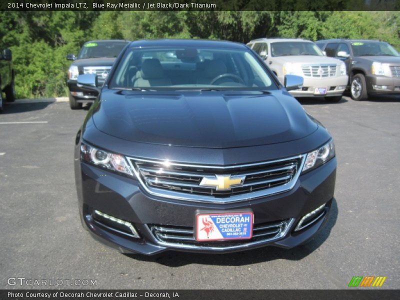 Blue Ray Metallic / Jet Black/Dark Titanium 2014 Chevrolet Impala LTZ