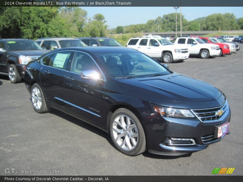 Blue Ray Metallic / Jet Black/Dark Titanium 2014 Chevrolet Impala LTZ