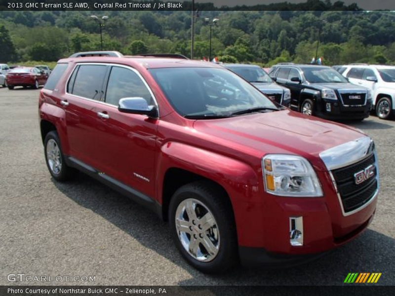 Crystal Red Tintcoat / Jet Black 2013 GMC Terrain SLE AWD