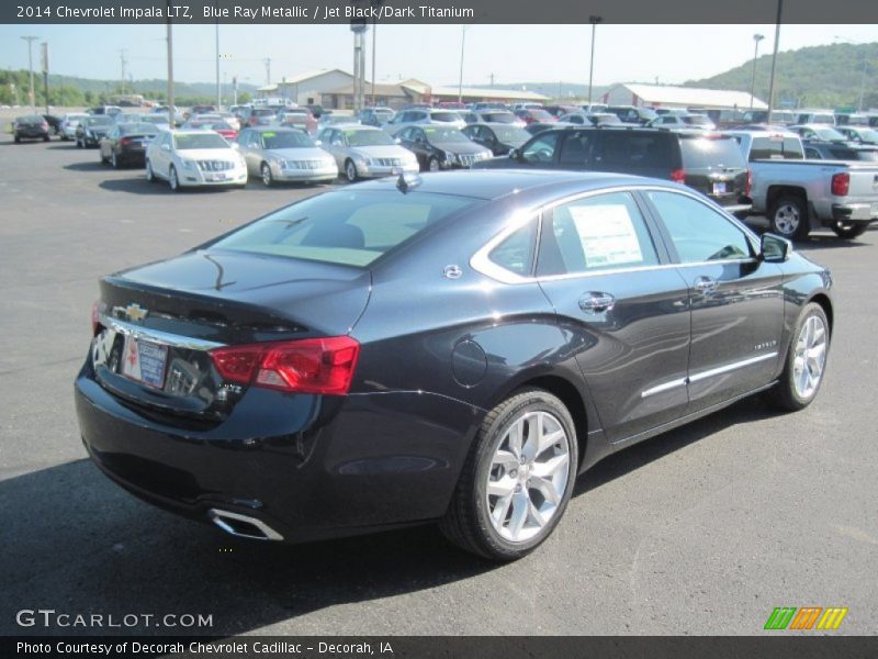 Blue Ray Metallic / Jet Black/Dark Titanium 2014 Chevrolet Impala LTZ