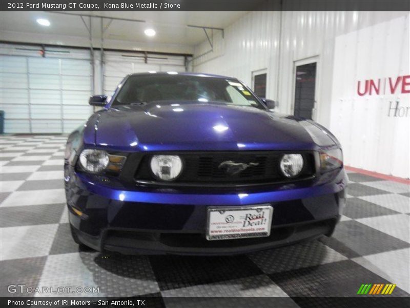 Kona Blue Metallic / Stone 2012 Ford Mustang GT Coupe