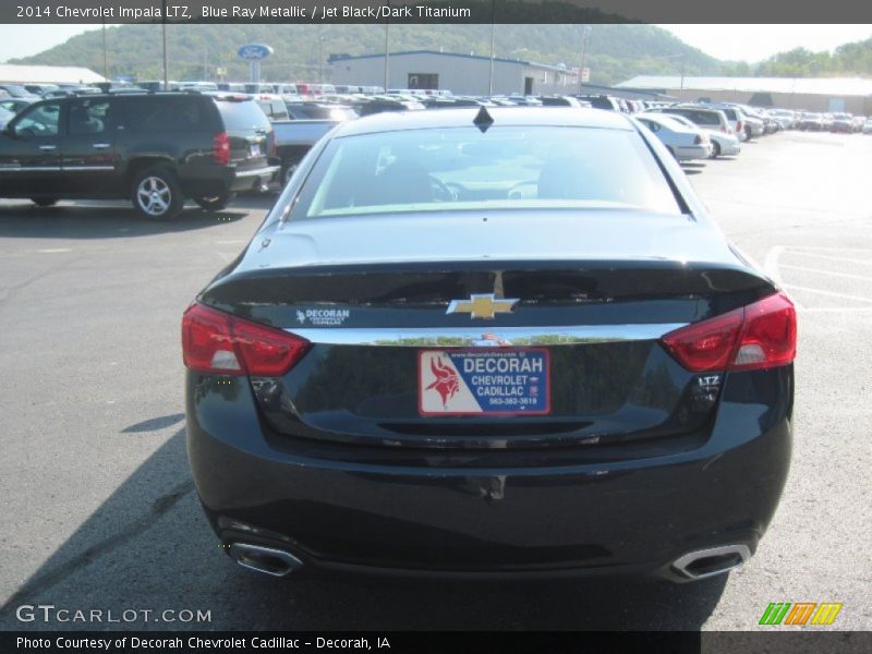 Blue Ray Metallic / Jet Black/Dark Titanium 2014 Chevrolet Impala LTZ