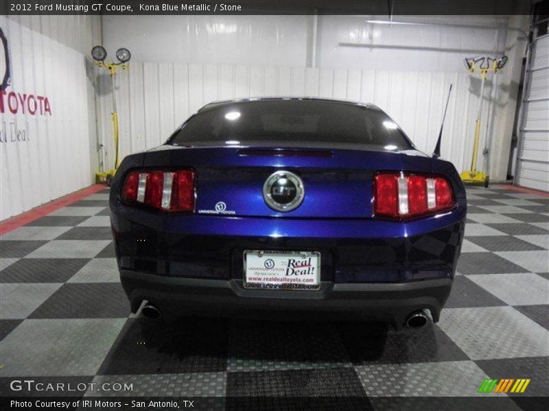 Kona Blue Metallic / Stone 2012 Ford Mustang GT Coupe