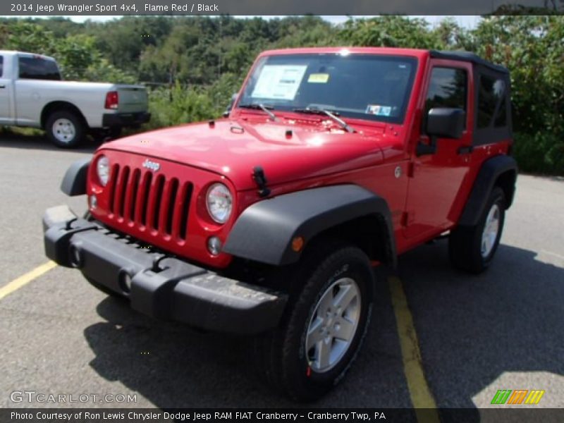 Flame Red / Black 2014 Jeep Wrangler Sport 4x4
