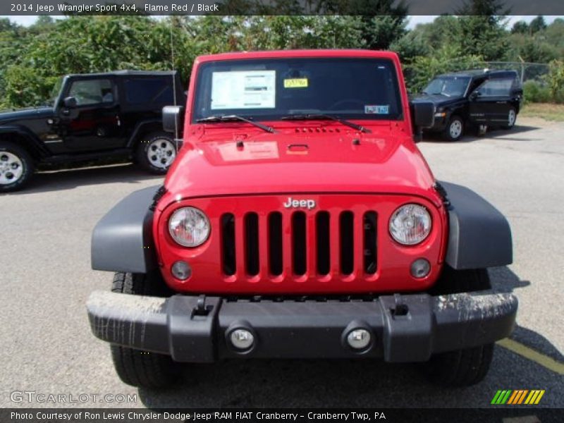 Flame Red / Black 2014 Jeep Wrangler Sport 4x4