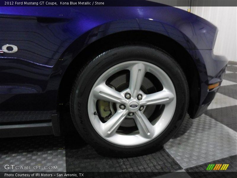Kona Blue Metallic / Stone 2012 Ford Mustang GT Coupe