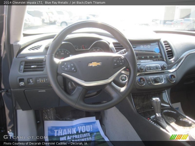 Blue Ray Metallic / Jet Black/Dark Titanium 2014 Chevrolet Impala LTZ